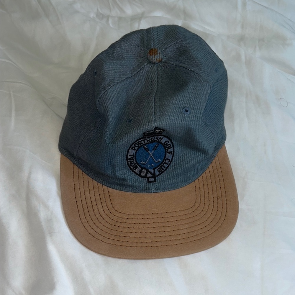 Ashworth Blue and Tan Golf Hat